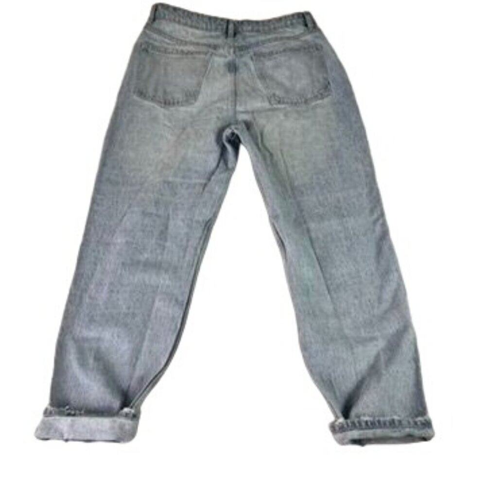 Zara High Rise Jeans Women's Size 10 Light Wash Blue Straight - Picture 3 of 13